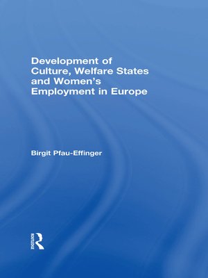 cover image of Development of Culture, Welfare States and Women's Employment in Europe